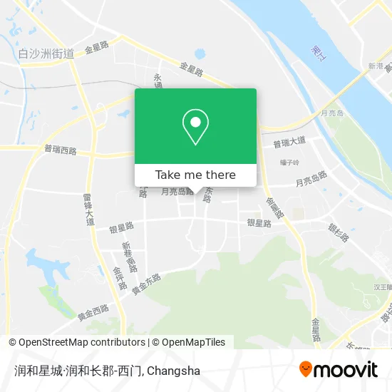 润和星城·润和长郡-西门 map