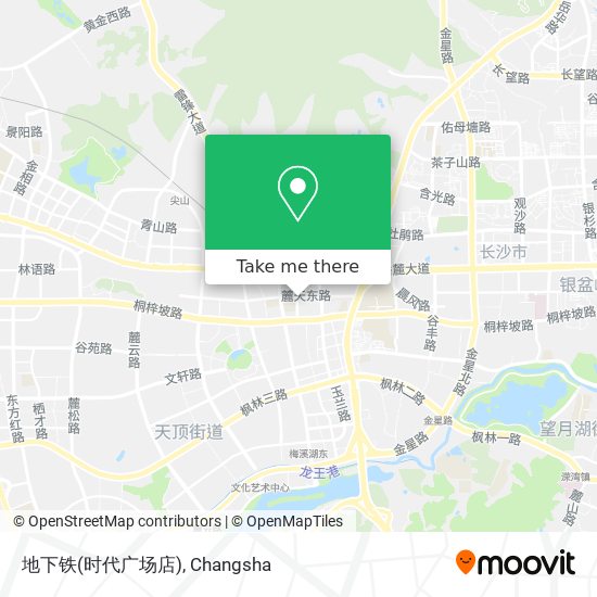 地下铁(时代广场店) map