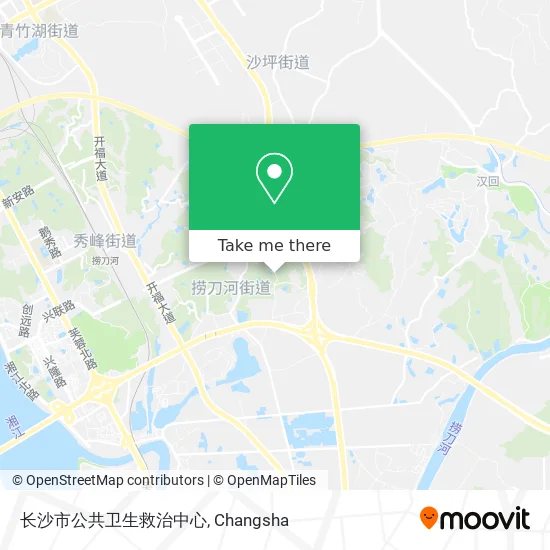 长沙市公共卫生救治中心 map