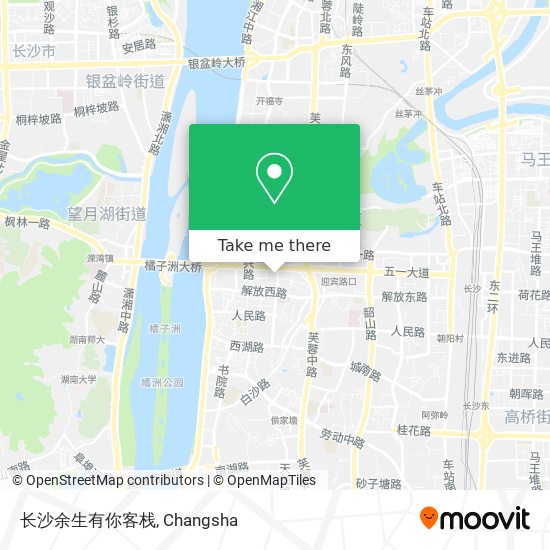 长沙余生有你客栈 map