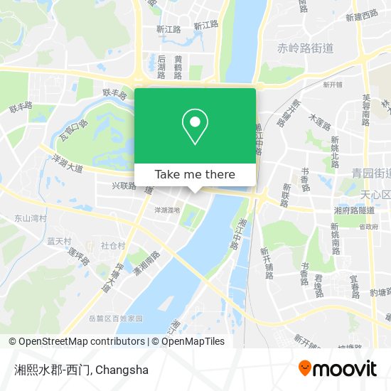 湘熙水郡-西门 map