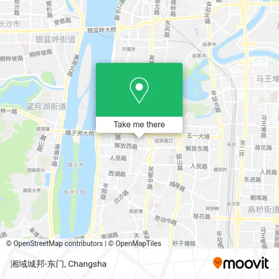 湘域城邦-东门 map