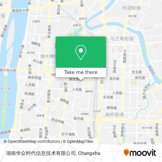 湖南华众时代信息技术有限公司 map