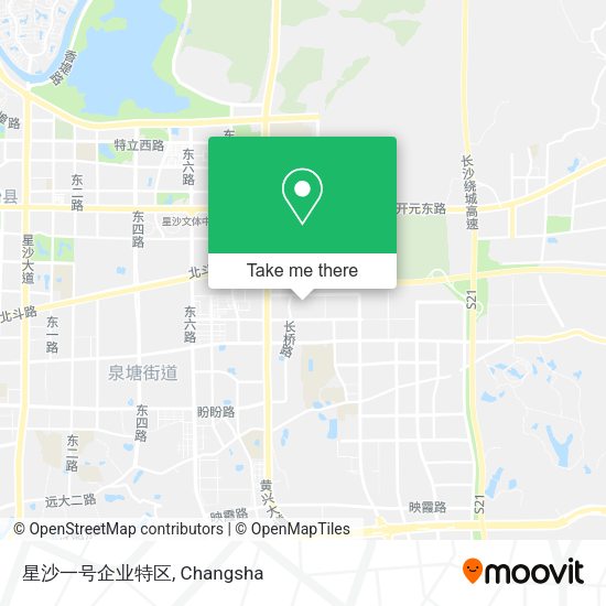 星沙一号企业特区 map