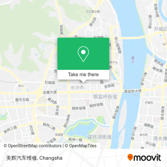 美辉汽车维修 map