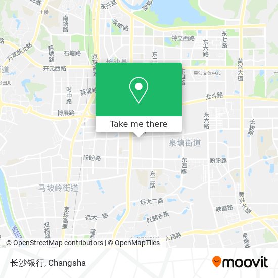 长沙银行 map