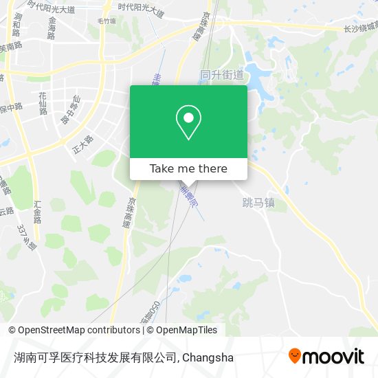 湖南可孚医疗科技发展有限公司 map