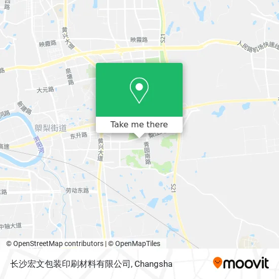 长沙宏文包装印刷材料有限公司 map