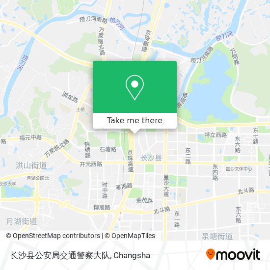 长沙县公安局交通警察大队 map