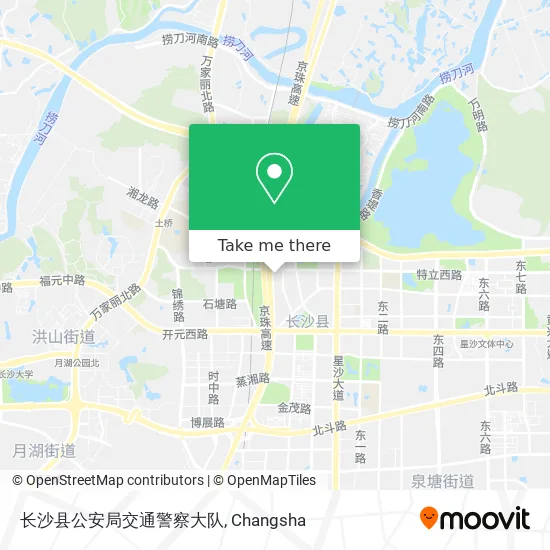 长沙县公安局交通警察大队 map