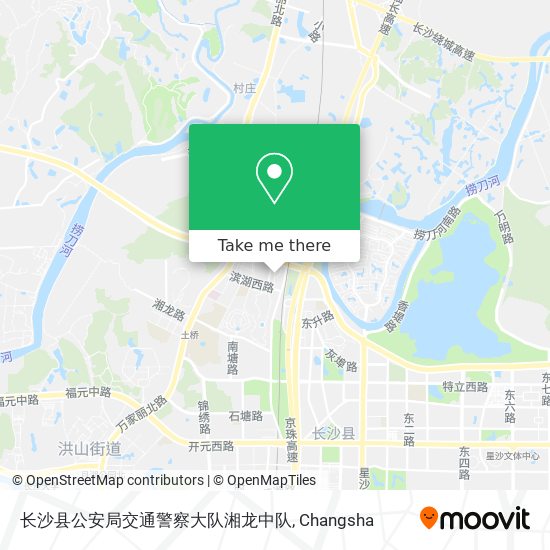 长沙县公安局交通警察大队湘龙中队 map