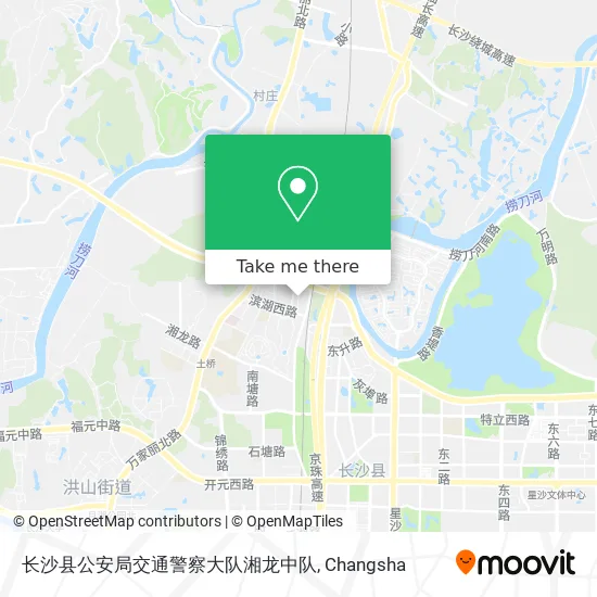 长沙县公安局交通警察大队湘龙中队 map