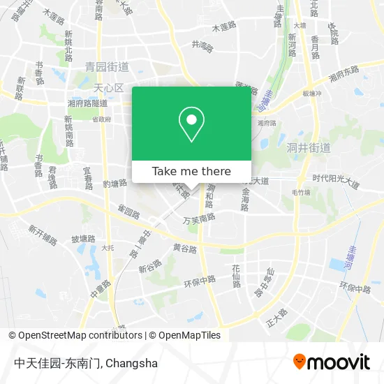 中天佳园-东南门 map