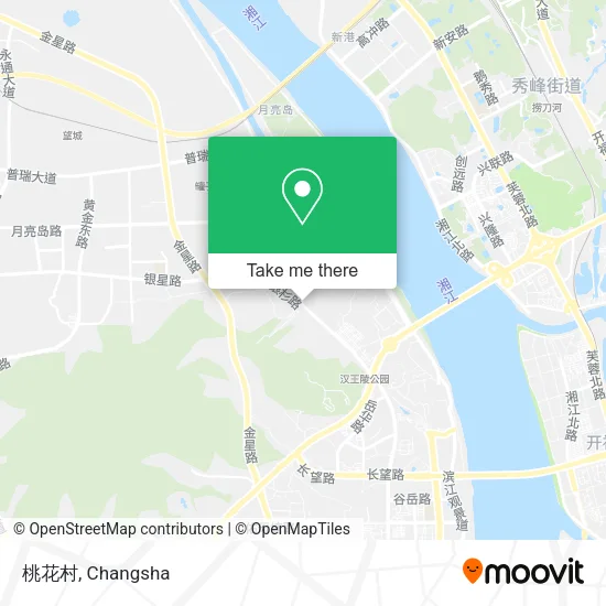 桃花村 map