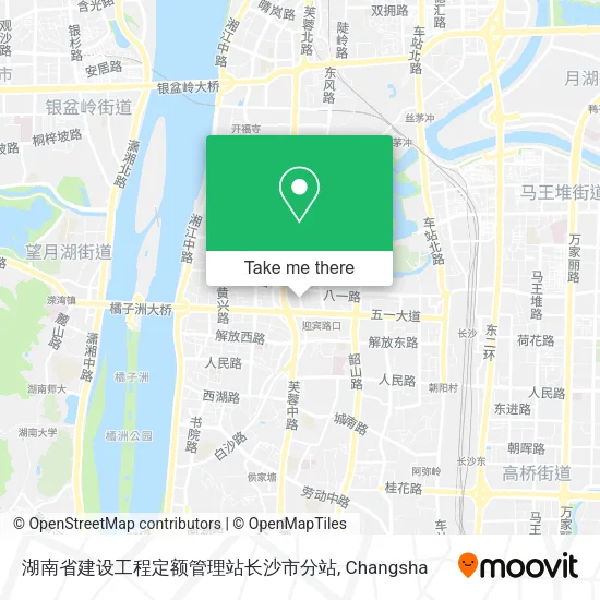 湖南省建设工程定额管理站长沙市分站 map