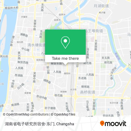 湖南省电子研究所宿舍-东门 map