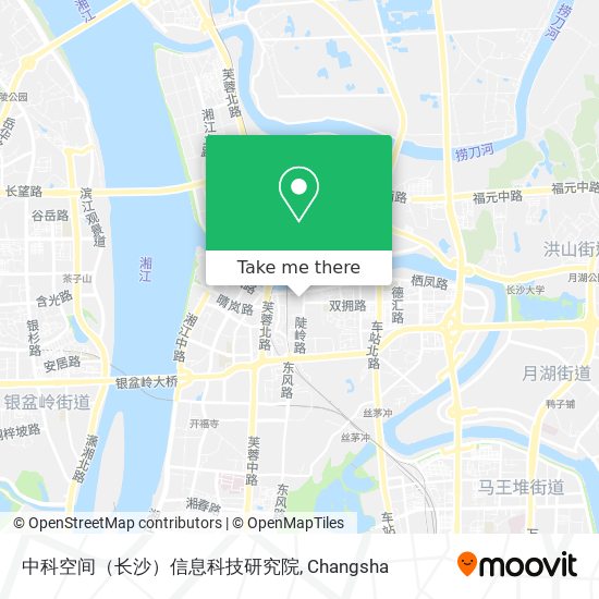 中科空间（长沙）信息科技研究院 map