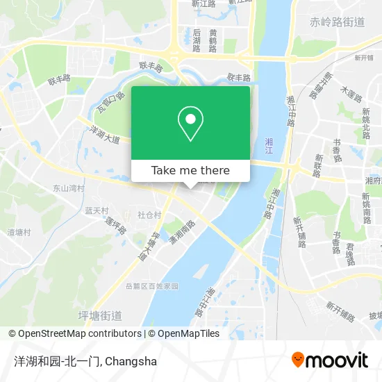 洋湖和园-北一门 map