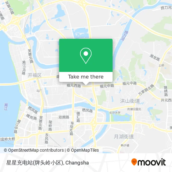 星星充电站(牌头岭小区) map
