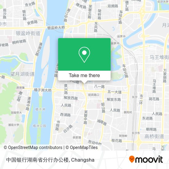 中国银行湖南省分行办公楼 map