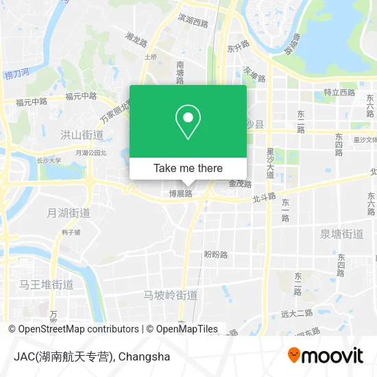JAC(湖南航天专营) map