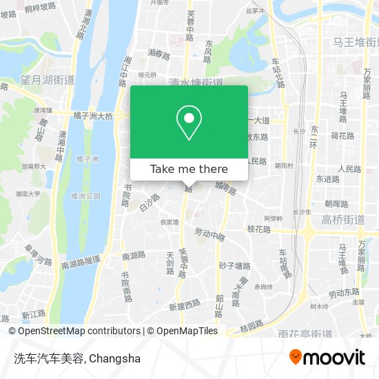 洗车汽车美容 map