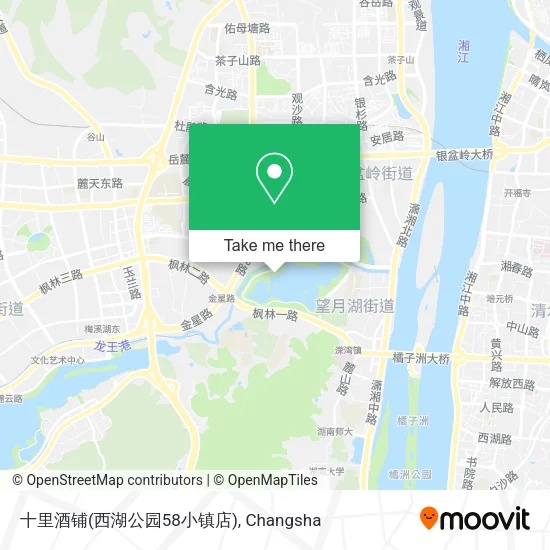 十里酒铺(西湖公园58小镇店) map