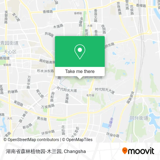 湖南省森林植物园-木兰园 map
