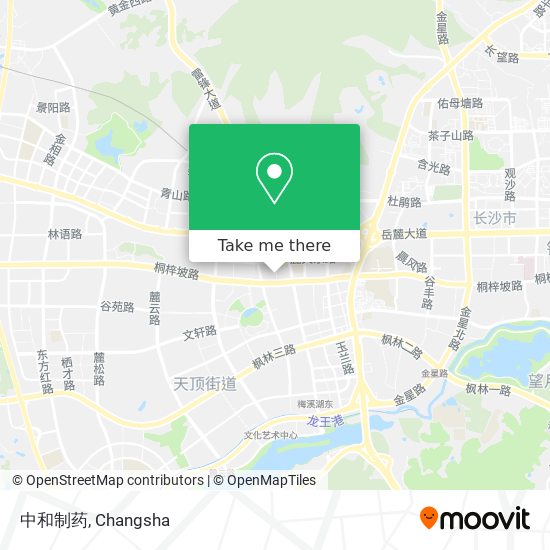 中和制药 map