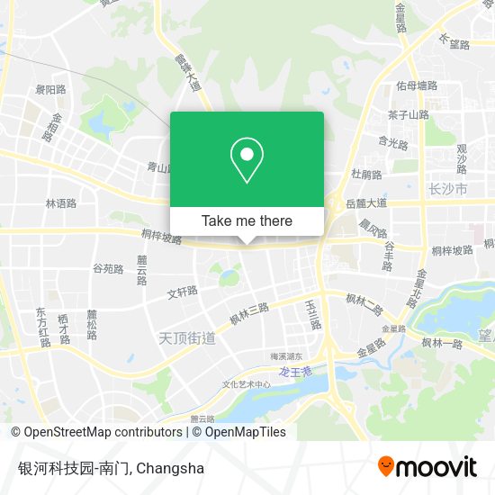 银河科技园-南门 map