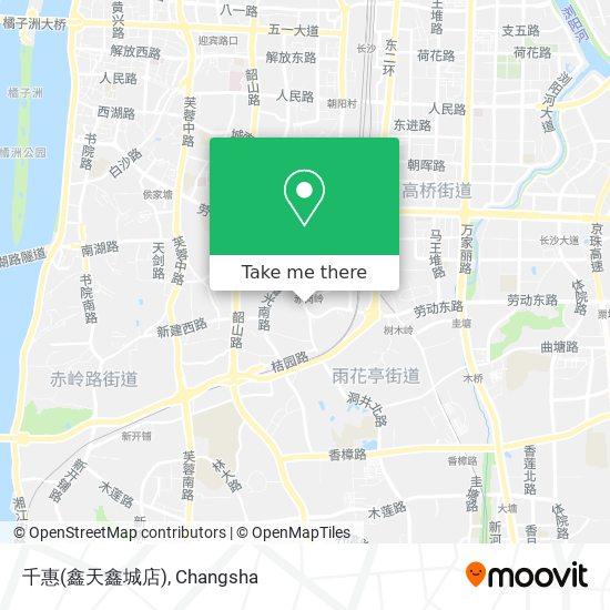 千惠(鑫天鑫城店) map