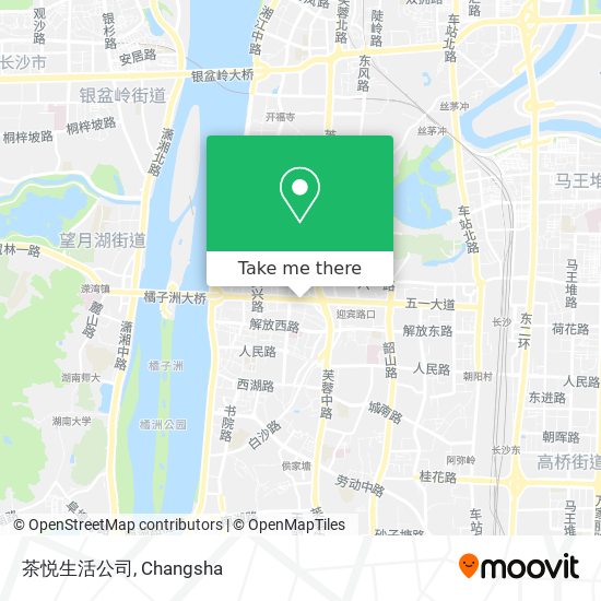 茶悦生活公司 map