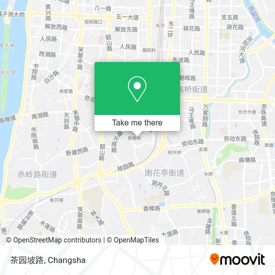 茶园坡路 map
