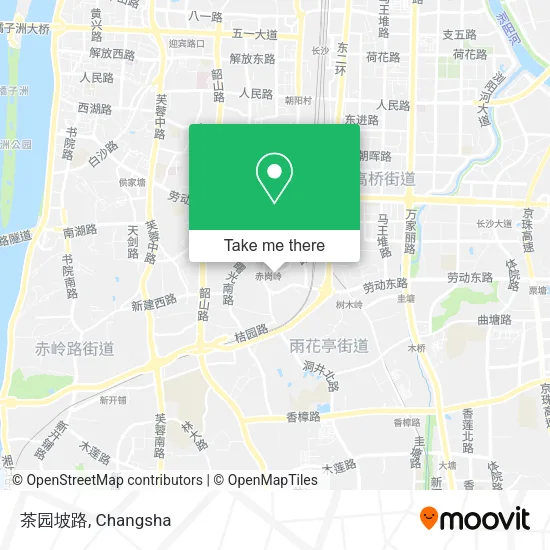 茶园坡路 map