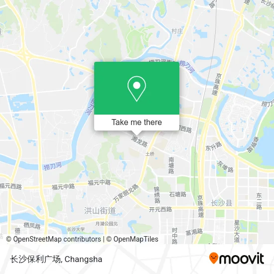 长沙保利广场 map