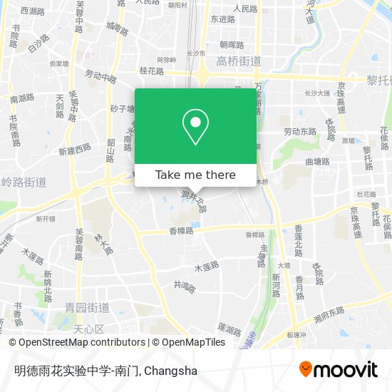 明德雨花实验中学-南门 map