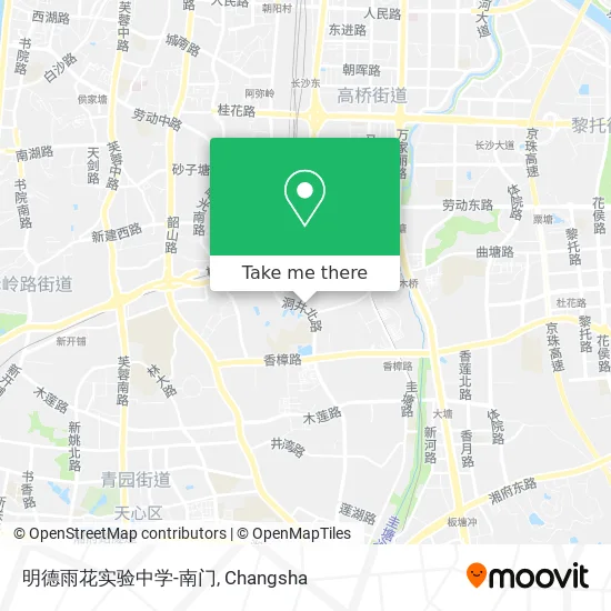 明德雨花实验中学-南门 map