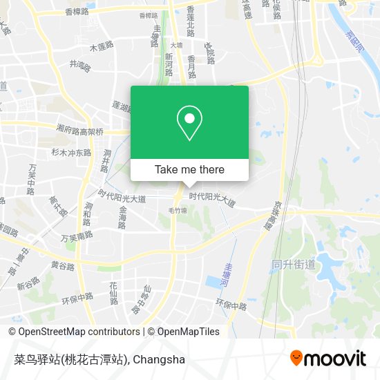 菜鸟驿站(桃花古潭站) map
