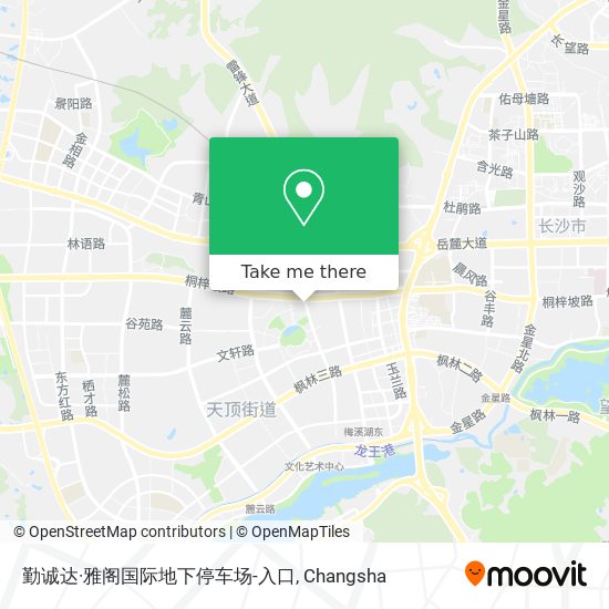 勤诚达·雅阁国际地下停车场-入口 map