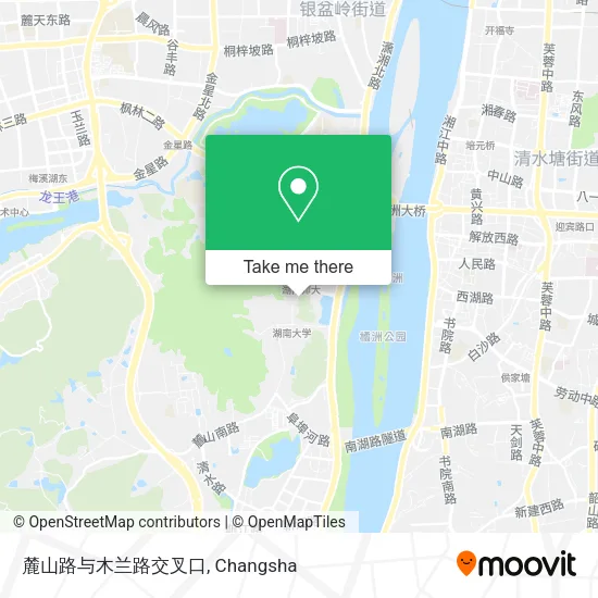 麓山路与木兰路交叉口 map
