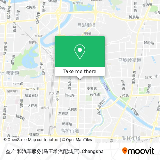 益.仁和汽车服务(马王堆汽配城店) map