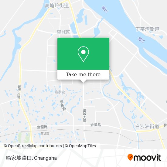 喻家坡路口 map