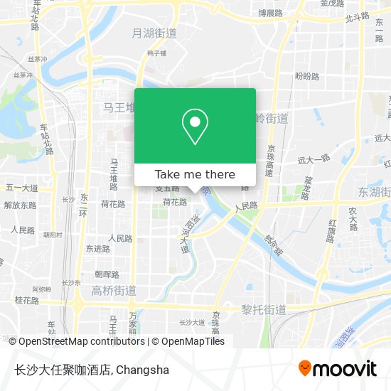 长沙大任聚咖酒店 map