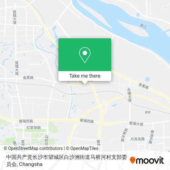 中国共产党长沙市望城区白沙洲街道马桥河村支部委员会 map