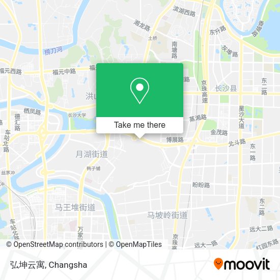 弘坤云寓 map