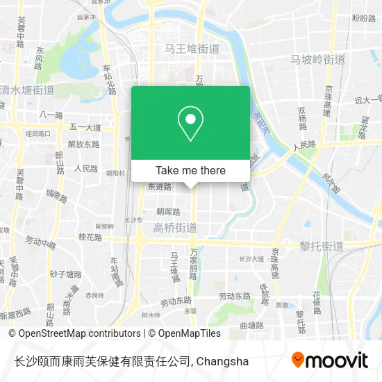 长沙颐而康雨芙保健有限责任公司 map