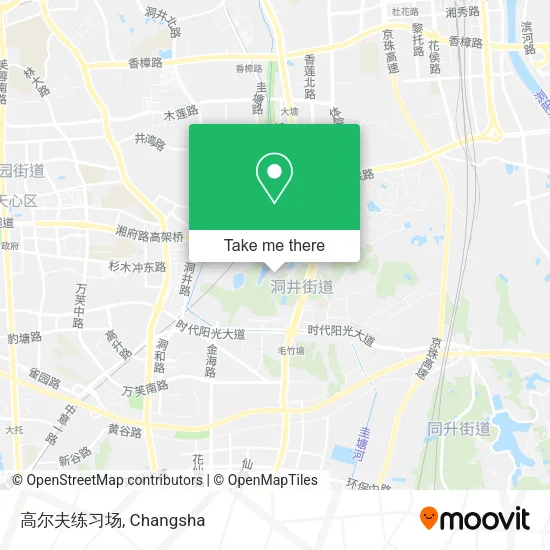 高尔夫练习场 map