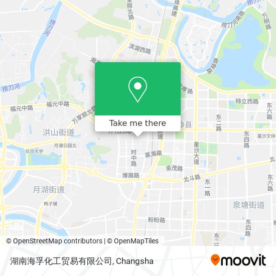 湖南海孚化工贸易有限公司 map