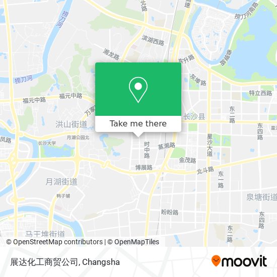 展达化工商贸公司 map