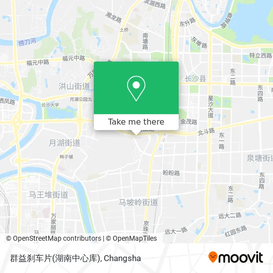 群益刹车片(湖南中心库) map